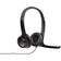 Logitech USB Headset H390 with Noise Cancelling Mic and 4 Port USB Hub