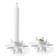 Medusa Copenhagen Star White Ljusstake 22cm 2st