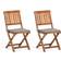 Beliani Cento 2-pack Garden Dining Chair