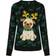 Urban Classics Pug Christmas Sweater - Black