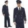 Smiffys Pilot Costume Navy Blue