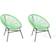 Beliani Acapulco 2-pack Lounge Chair