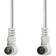 Nedis Angled Antenna Coaxial M-F 90dB 10m