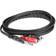 Hosa 6.3mm-2RCA 1m
