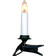 Star Trading Candle Lights SVEA White Weihnachtsbaumbeleuchtung 25 Lampen