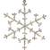 Star Trading Snowflake Icy Transparent Julestjerne ∅ 30cm