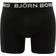 Björn Borg Solid Cotton Stretch Shorts 3-pack - Black