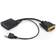 Nanocable DVI-VGA/USB Micro B M-F Adapter