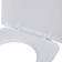 vidaXL Abattant WC À Fermeture En Douceur Carré