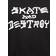 Thrasher Magazine Felpa Skate & Destroy Hoodie - Black/White