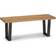 Julian Bowen Brooklyn Natural Settee Bench 120x45cm