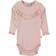 Wheat Body Rib Ruffle LS - Misty Rose