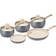 Tower Scandi Set di pentole con coperchio 5 Parti