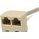 StarTech RJ45-2RJ45 M-F Adapter 1.1ft