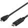 Deltaco 2.0 USB C - USB Micro-B M-M 0.5m