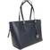 Michael Kors Voyager Medium Crossgrain Leather Tote Bag - Admiral