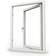 Tanum FS h:7x6 Aluminium Sidohängt fönster 3-glasfönster 70x60cm