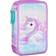 Beckmann Unicorn Three Section Pencil Case with Content