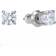 Swarovski Attract Stud Earrings - Silver/Transparent