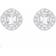 Swarovski Angelic Square Earrings - Silver/White