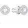 Swarovski Angelic Square Earrings - Silver/White