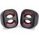 Speaker Usb 2.0 3.5mm Black Red