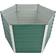 vidaXL Raised Garden Bed Galvanized Steel Patio Planter Green