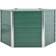 vidaXL Arriate De Acero Galvanizado Gris 129x129x77 cm