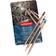 Derwent Metallic Colored Pencils Metal Tin 12 Count