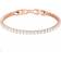 Swarovski Tennis Deluxe Bracelet - Rose Gold/White