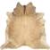 vidaXL Real Cowhide Beige 150x170cm