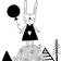 XO Posters Rabbit Poster
