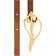 Rodebjer Shell Belt - Brown/Gold