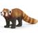 Schleich Figura panda rojo