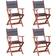 vidaXL 45588 4-pack Havestol