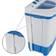 tectake Mini Machine À Laver 65 cm 4.5 kg Compact