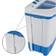 tectake Mini Wasmachine 4.5kg Wit