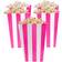 Amscan Popcorn Box Pink/White 5-pack