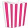 Amscan Popcorn Box Pink/White 5-pack