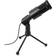 Ewent Microphone Pro, 3,5mm Jack, Black Multimedia Microphone W. Stand (ew3552)