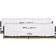Crucial memoria kit 16 gb (2x8 gb) ddr4 3000 ballistix white cl15