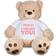 Teddy Bear with T-shirt with Print 135cm