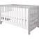 Tutti Bambini Modena 3 in 1 Cot Bed Grey Ash/White 29.5x58.3"