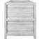 Tutti Bambini Modena 3 in 1 Cot Bed Grey Ash/White 29.5x58.3"