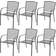vidaXL 42708 Matgrupp, 1 Bord inkl. 6 Stolar