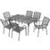 vidaXL 42708 Juego de comedor de patio, 1 Mesa incl. 6 Sillas