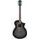 Ibanez AEWC11-TCB Transparent Charcoal Burst Guitare Jumbo acoustique-électrique