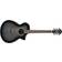 Ibanez AEWC11-TCB Transparent Charcoal Burst Guitare Jumbo acoustique-électrique