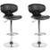 Beliani Conway Leatherette Bar Stool 110cm 2pcs