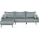 Beliani Varde Grey Canapé 245cm Canapé 3 Places